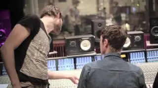 Sunday Sun recording the song 