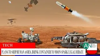 Legal Debate Arises Over Plans to Ship Human Ashes and Drink Container to Moon(@FinanceNaijja )