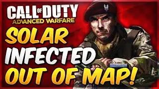 COD Advanced Warfare On Top & Out of The Map SOLAR Glitch After Patch! (AW Solar Infected Glitches)