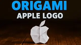 I Made the APPLE LOGO with JUST Paper! (iPhone 17 Inspired) | Easy origami 