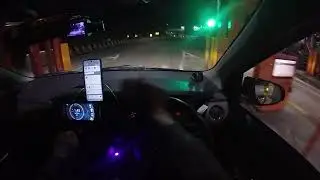 #POV berkendara Malam Hari di Jalan Toll Belaraja Menuju Toll Dalam Kota