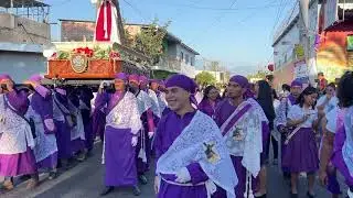 Easter procession in Salcoatitan, El Salvador March 2025