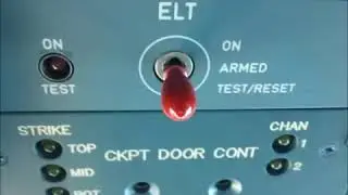 Sonido del ELT (EMERGENCY LOCATOR TRANSMITER)