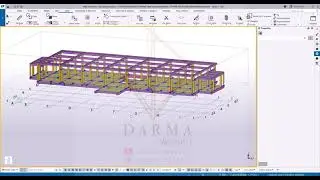 Tekla Structure - Rusunawa #Part9