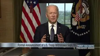 Formal Announcement of U.S. Troop Withdrawal Sept. 11
