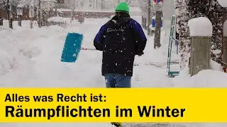Alles was Recht ist: R&auml;umpflichten bei Schnee | &Ouml;AMTC