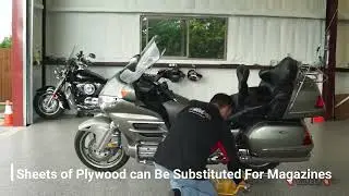 How to get a heavy bike onto the Park N Move motorcycle dolly