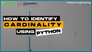 IDENTIFYING CARDINALITY FOR CATEGORICAL VARIABLES | PYTHON