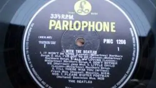 With The Beatles 1963 UK vinyl Parlophone 1st issue Corrected Labels