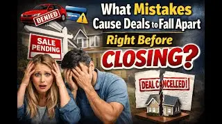 What Mistakes Cause Deals to Fall Apart Right Before Closing?