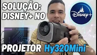 DISNEY PLUS no Projetor HY320 Mini | Instalação Atualizada Funciona Mesmo!  Passo a Passo 🔥