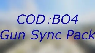 COD: BO4 Gun Sync Pack!!!!!!