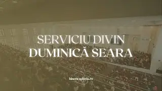 Duminica Seara - 11 Ianuarie 2026