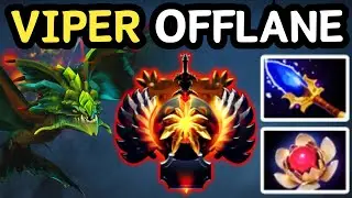🔥 VIPER OFFLANE IS THE TRUE DEFINITION OF PAIN 🔥 0 DEATH - DOTA 2