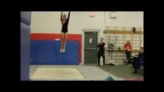 Olivia Pease, Age 13, Trampoline USAG Level 10 Compulsory Routine DD 7.0 March 2013