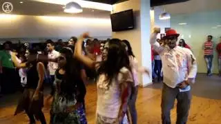 Prime Focus World Zombie Dance Flashmob for Halloween 2015