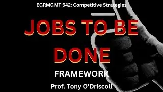 Jobs To Be Done Framework