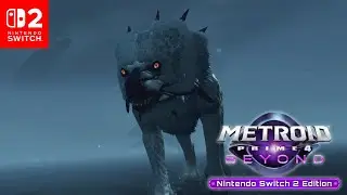 ATAQUE MANADA DE LOBOS CINTUR&Oacute;N GLACIAL | Metroid Prime 4: Beyond - Cinematica 4K Nintendo Switch 2