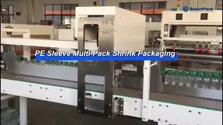 Automatic Shrink Wrap Machine for Sleeve Multi-Pack Packaging | PE Sleeve Shrink Bundler |SelectPack