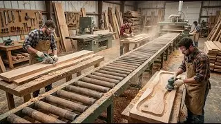 How One Giant Tree Becomes 50 Heavy-Duty Railway Sleepers &ndash; Results Will Amaze You