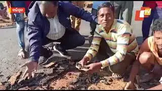 Resentment Brews Among Locals Of Kandhamal Over Poor Quality Road Construction