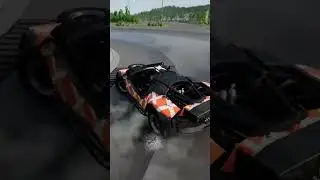 Wet Surface Sliding! #shorts #beamng #beamngdrive