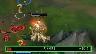 Irelia with low HP
