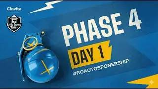 Clovita-Real Battle Ground Series one Phase 4 | Day 1 - Hindi | BGMI tournament