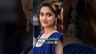 Keerthy Suresh Then vs Now 😍 | Inspiring Transformation 🔥 #shorts
