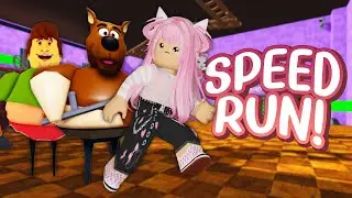 SPEED RUN SCOOBY BARRY'S PRISON RUN! | Roblox Obby