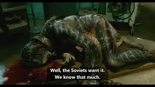 The Shape Of Water ( 2017 ) While simultaneously ordered by his Soviet handlers to kill the creature