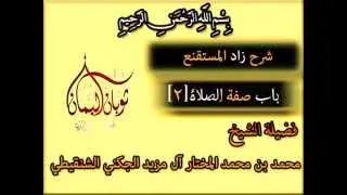 الشيخ محمد المختار الشنقيطي . شرح زاد المستقنع - باب صفة الصلاة 2
