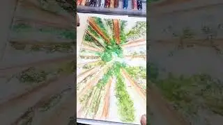 did u ever see canopy with oil pastel #canopy #art #oilpastel #painting #drawing #trending #shorts