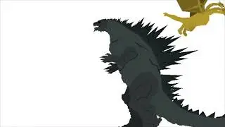 Godzilla Earth meets Kong & King Ghidorah Stick nodes animation