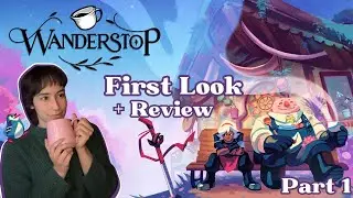 WanderStop First Look! ☆ Cozy Tea Shop Narrative RPG ☆