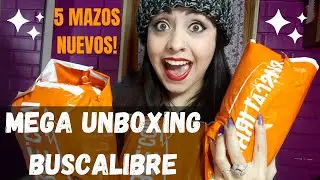 MEGA UNBOXING DE BUSCALIBRE ⭐ ¡5 MAZOS NUEVOS! 💜 Nadia Falak