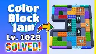 Color Block Jam Level 1027 (1028) | Every Puzzle Solved! 🎯