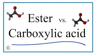 Esters vs. Carboxylic Acids: Structures, Differences, and Examples