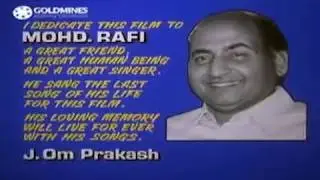 TRIBUTE RIP J OM PRAKASH BY RAFI ARUN GAUTAM