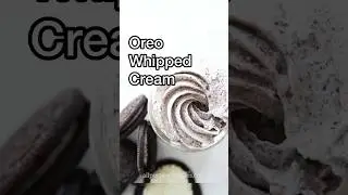 Easy Homemade Oreo Whipped Cream Recipe for Any Dessert! #oreo #cookiesandcream #whippedcream 🥛