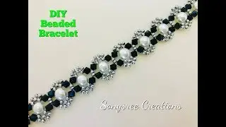 Dainty Beaded Bracelet. DIY Bracelet.How to make beaded Bracelet 💞