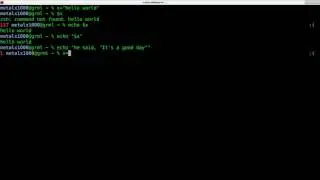 Variables in the Linux Shell Script Tutorial