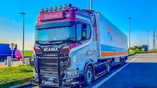 llegamos a Holanda,cargamos para Madrid y se complica El final