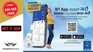 How to Get NTC 500 MB Data for Free | Nepal Telecom Data Offer