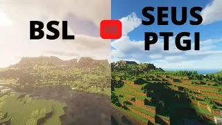 BSL vs SEUS PTGI  - Minecraft shaders comparison