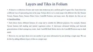 MAP CREATION USING FOLIUM