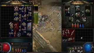 Let's Play Path of Exile Ruthless Hardcore - Part 6 - Act 3 continued to Act 4