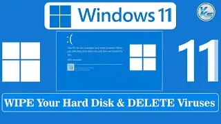 ✅ How to WIPE your hard drive and DELETE viruses from your PC!