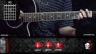 Como tocar sappy de nirvana en guitarra acústica tutorial