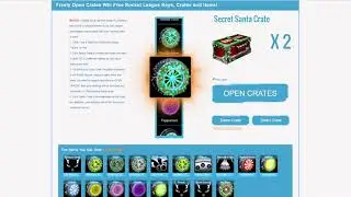 Simulate to Open Secret Santa Crate & Ferocity Crate in Rocket League